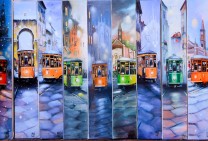 Souvenir Paintings Of Milanese Trams